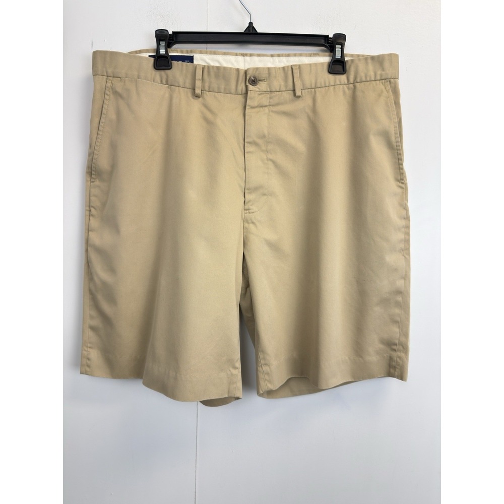 Polo Golf Ralph Lauren Shorts Mens‎ 38 Chino Khaki Flat Front Cotton Blend 9"